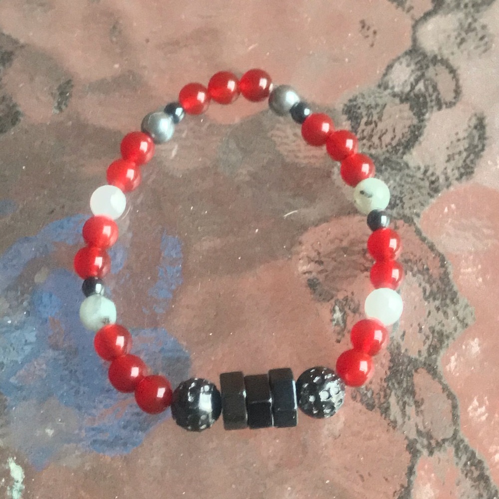 Hematite stretch bracelet